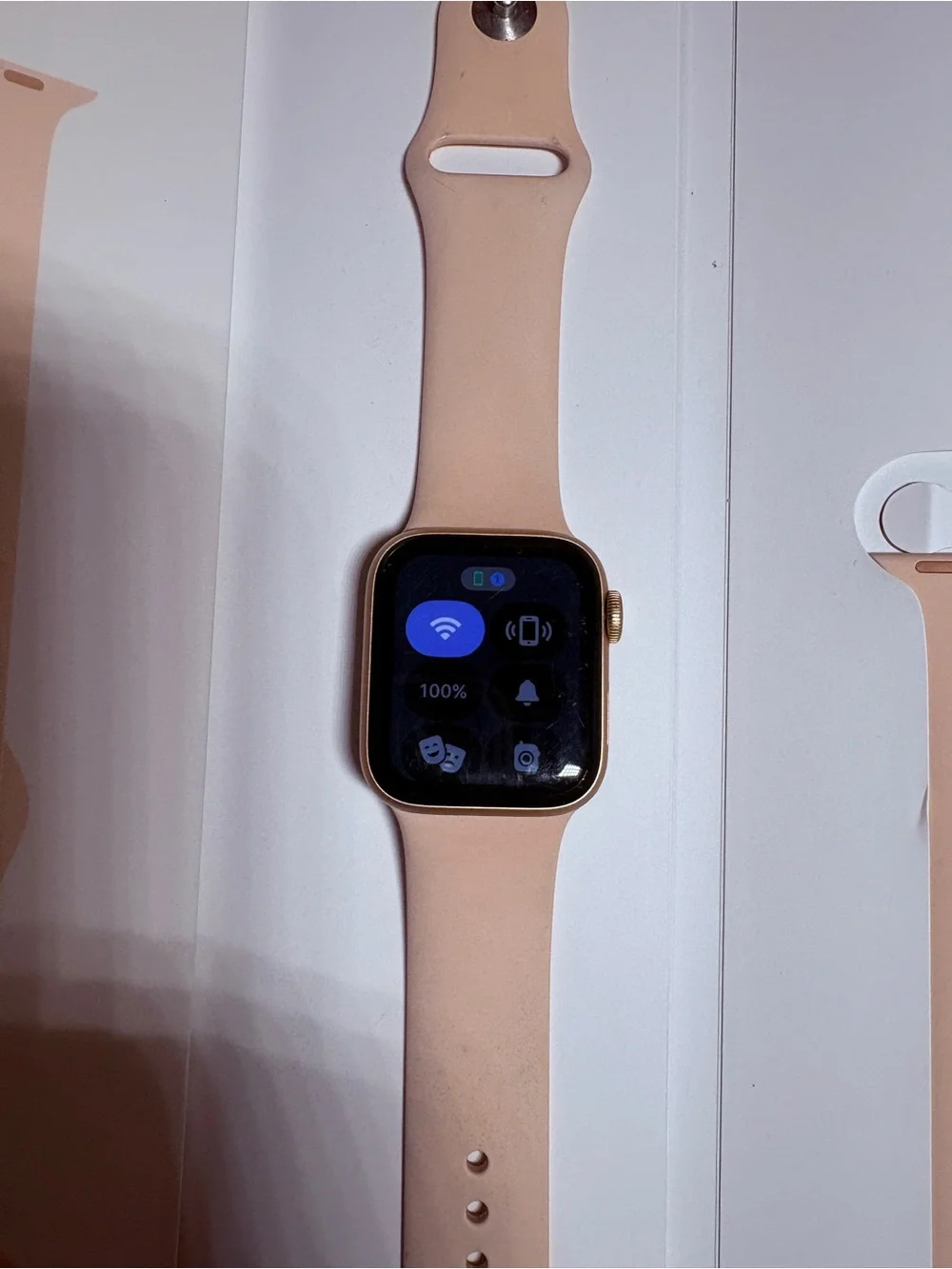 Apple Watch Series 5 GPS, 40mm Gold Aluminum Case with Pink Sand Sport Band
